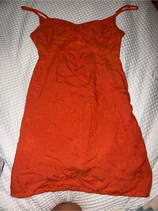 O'Neill Dresses & Skirts - O'Neill Orange Mini Dress with Spaghetti Straps